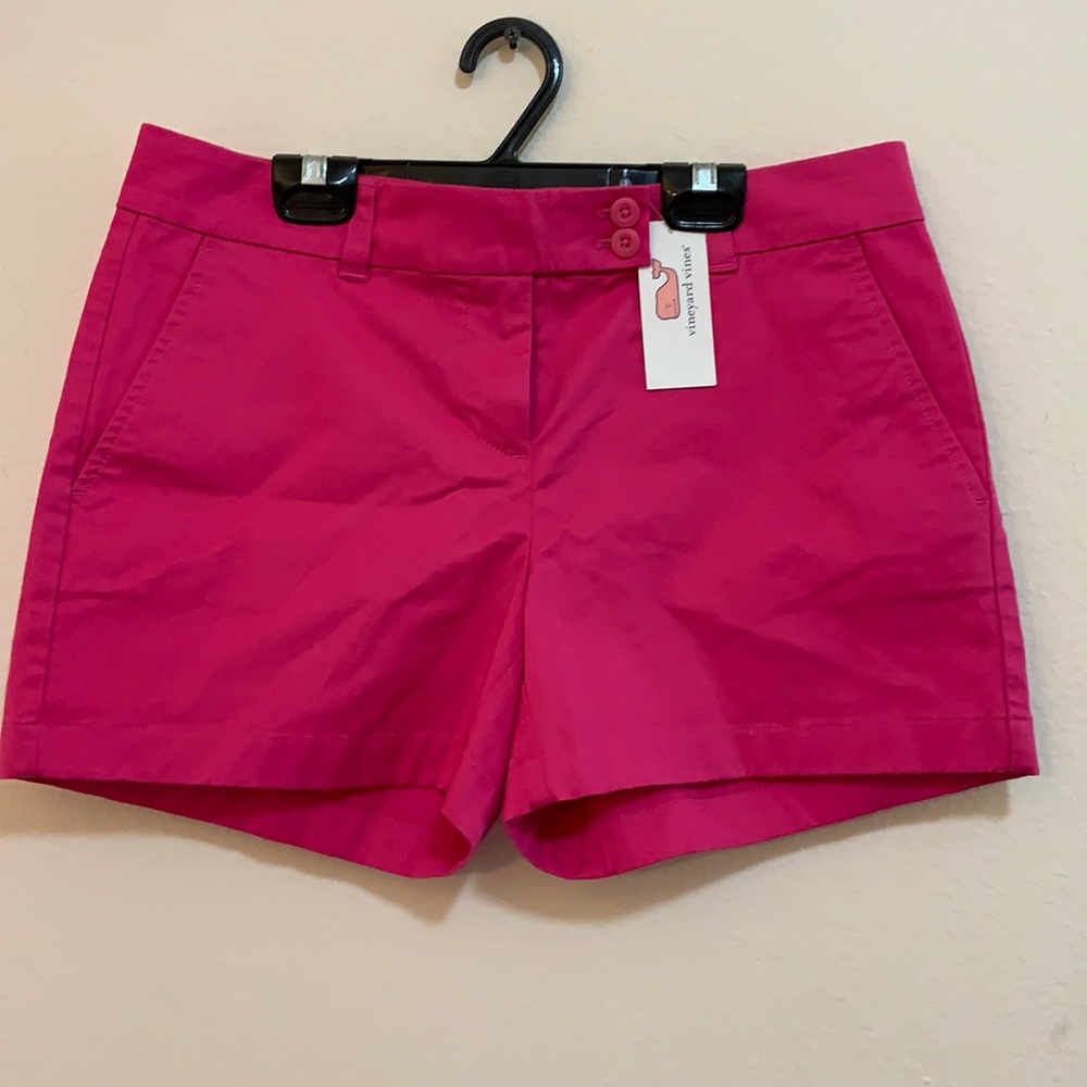 NWT Women’s 4” vineyard vines pink shorts